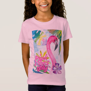 Camiseta Solo Vibraciones Rosadas – Flamenco Rosa