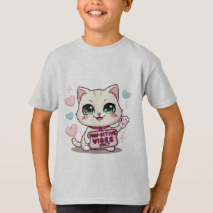 Camiseta Sólo vibraciones sensibles a la pata - Cute Chibi