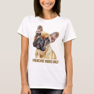 Camiseta Sólo vídeos franceses - Guay Bulldog francés femen