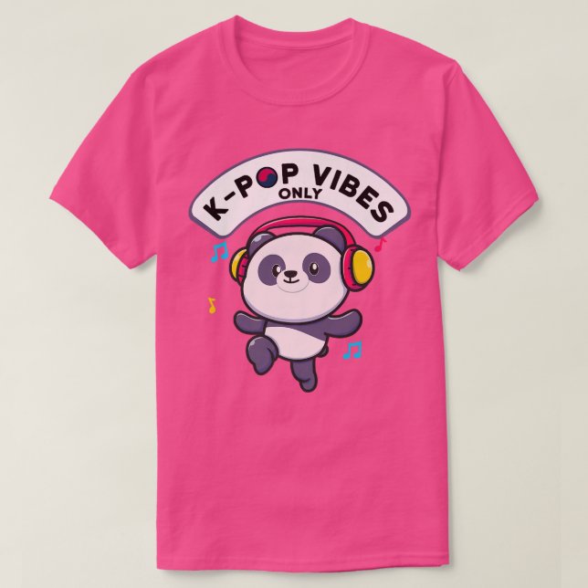 Camiseta Solo vídeos K-pop - música pop coreana K-pop1548 (Diseño del anverso)