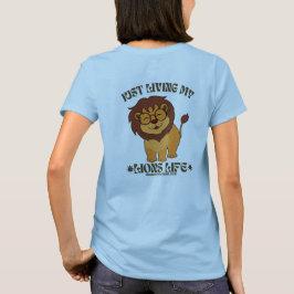 Camiseta Solo vivir mi vida de leones