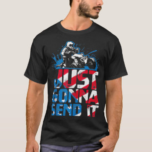 Camiseta Sólo voy a enviarlo regalo Bandera Patriótica Esta