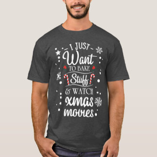Camiseta Sólo Wanto Bake Stube y veo el retro de películas