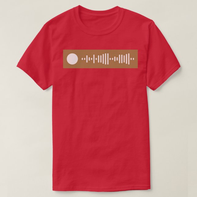 Camiseta Solo Yo Cuando Estoy Con Usted Spotify Code Taylor (Diseño del anverso)