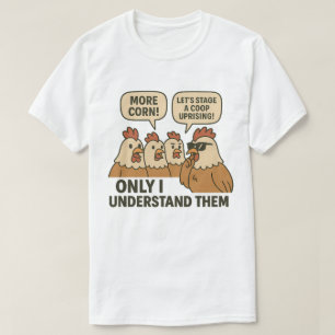 Camiseta Solo Yo Los Entiendo... El Whisperer De Pollos Div