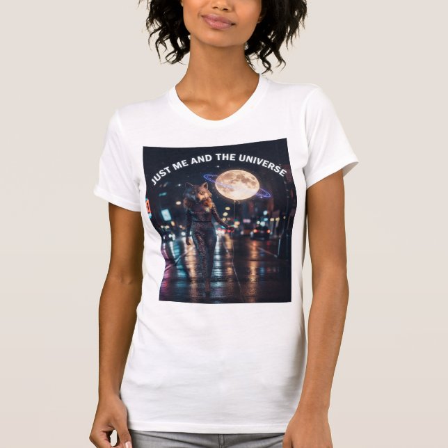 Camiseta Sólo Yo Y El Universo (Anverso)
