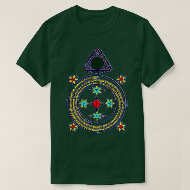 Camiseta Solomon Circle Goetia (Diseño del anverso)