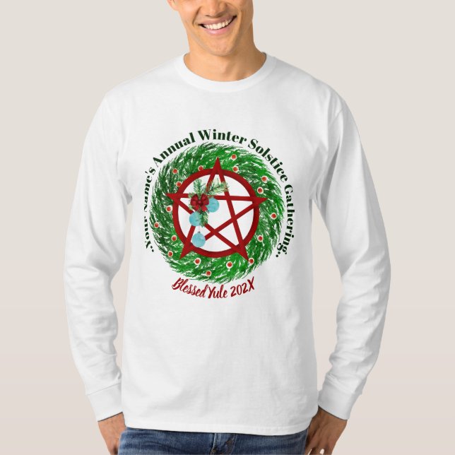 Camiseta Solsticio de invierno reuniendo la guerra de Yule  (Anverso)