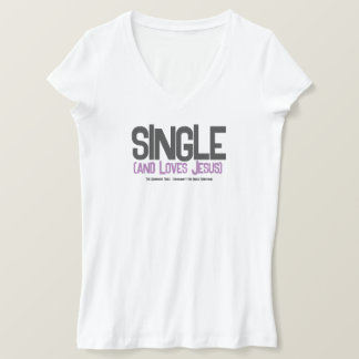 Camiseta Soltero (y ama a Jesús)