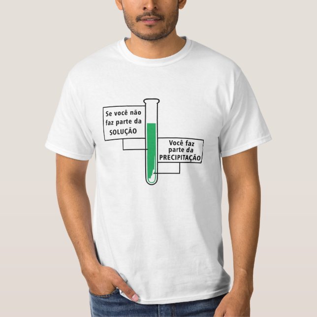 Camiseta Solução ou precipitação (Anverso)
