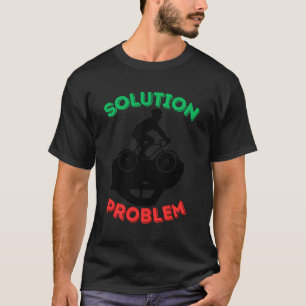 Camiseta Solución De Bicicletas Vs Problema Del Coche - Cy