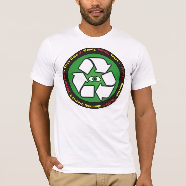 Camiseta Solución de la reacción del problema (Anverso)