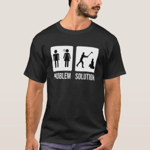 Camiseta Solución de problemas de leñador de leñador de mad