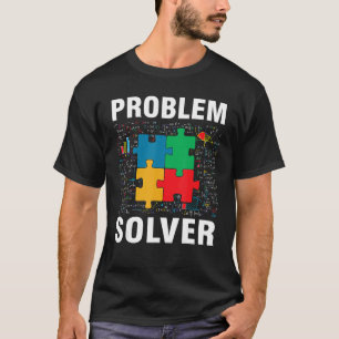 Camiseta Solución de problemas Jigsaw rompe matemáticas