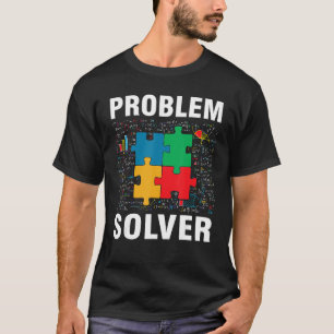 Camiseta Solución de problemas Jigsaw rompe matemáticas