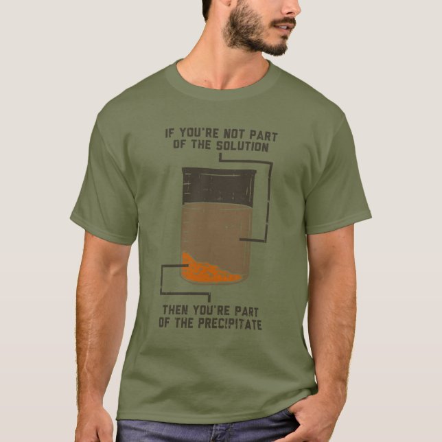 Camiseta Solución Divertida de Química (Anverso)