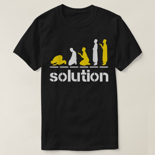 Camiseta Solución Rezo Islámico Musulmán Ramadan Salat Alha (Diseño del anverso)