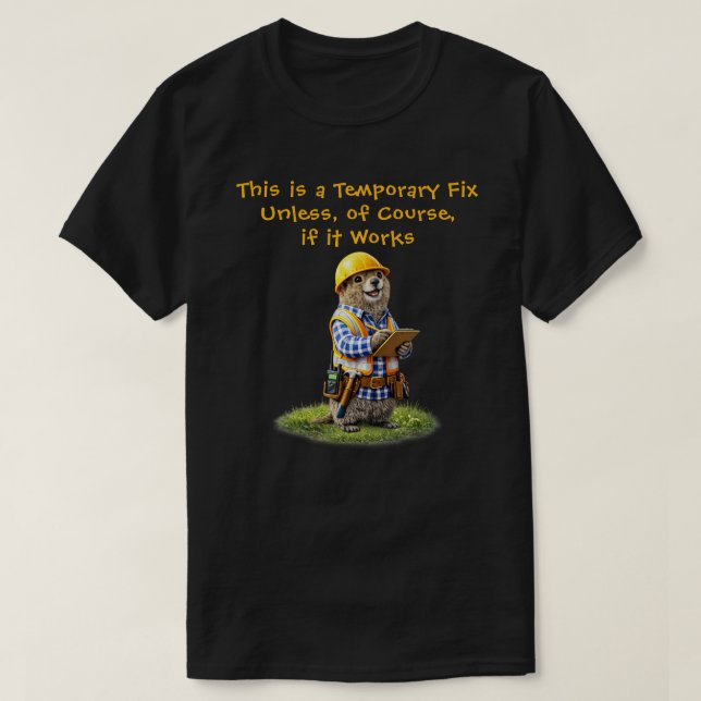 Camiseta "Solución Temporal" (Diseño del anverso)
