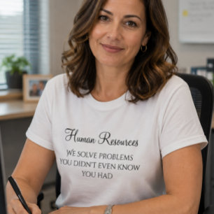Camiseta Solucionador de problemas de RRHH Recursos Humanos