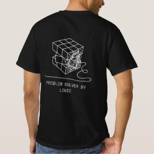Camiseta Solucionador de Problemas mediante Lógica   Cubo d