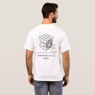 Camiseta Solucionador de Problemas mediante Lógica   Cubo d