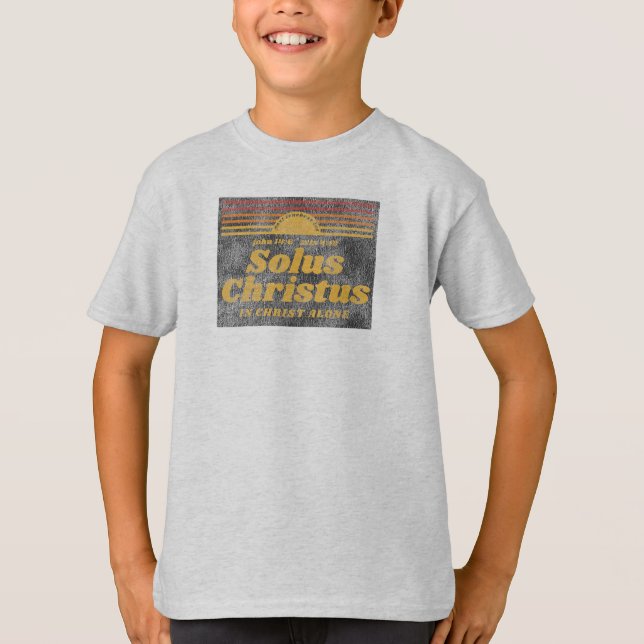 Camiseta Solus Christus (Anverso)