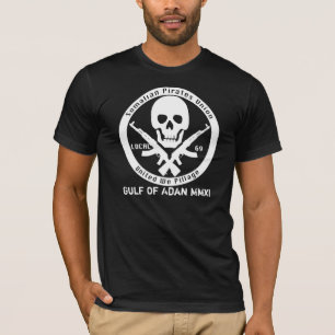 Camiseta Somalí piratea la unión - golfo de Adan MMXI