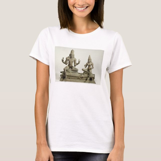 Camiseta Somaskanda, Chola, Tamil Nadu (bronce) (Anverso)