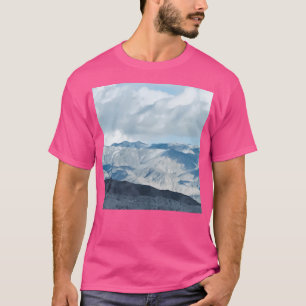 Camiseta Sombra Azul Montañas Con Nubes En Aqua Sky Acti