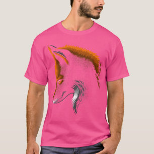 Camiseta Sombra cara Fox Hermoso Animal Wild