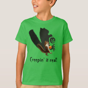 Camiseta Sombra de ardilla temblorosa