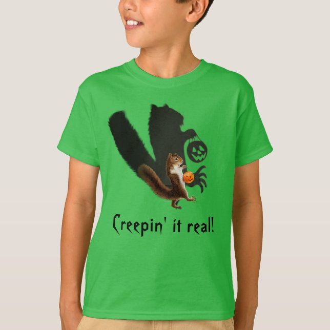 Camiseta Sombra de ardilla temblorosa (Anverso)