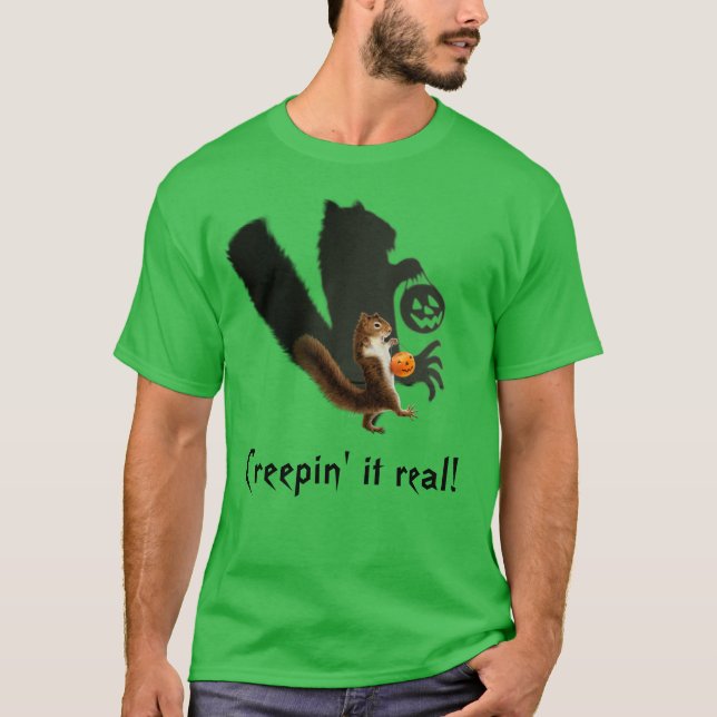 Camiseta Sombra de ardilla temblorosa (Anverso)