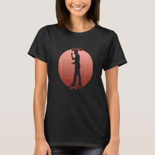 Camiseta Sombra De Dardos En Un Círculo Rojo