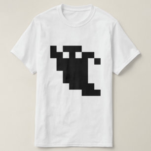 Camiseta Sombra de fantasma de 8 bits