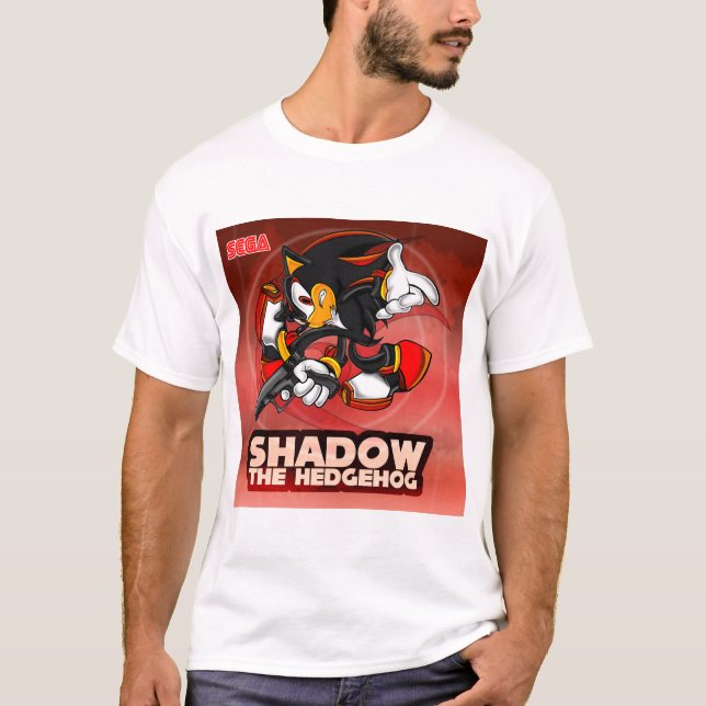Camiseta Sombra De La Aventura Sónica De Los Hedgehog (Anverso)