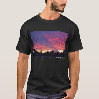Camiseta Sombra de la montaña - el Monte Rainier