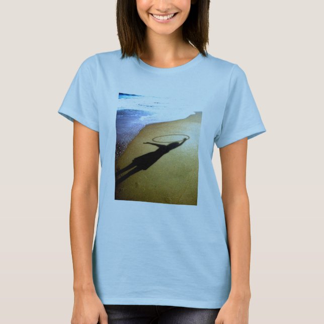 Camiseta Sombra de la playa del aro (Anverso)