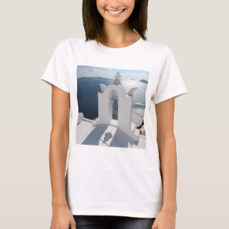 Camiseta Sombra de la torre de la bell de Santorini