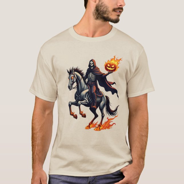 Camiseta Sombra de paro de HORSEMAN sin CABEZA (Anverso)