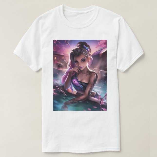 Camiseta Sombra de primavera caliente 20 (Diseño del anverso)