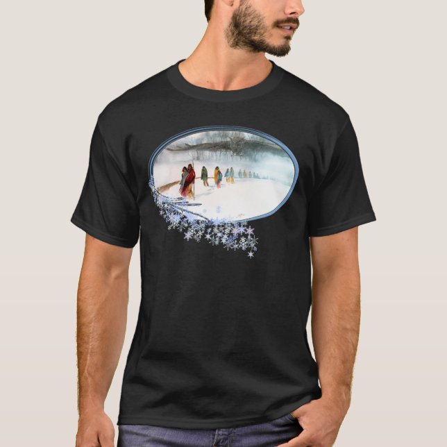 Camiseta Sombra del búho en el rastro de rasgones (Anverso)