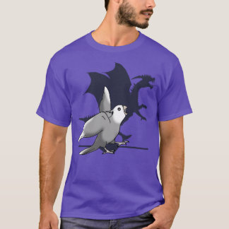 Camiseta Sombra del dragón Cockatiel de cara blanca