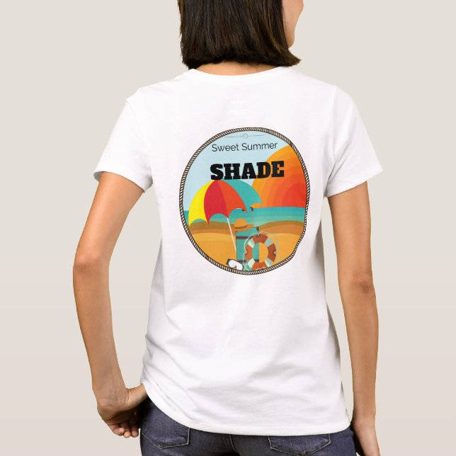 Camiseta Sombra dulce del verano (Reverso)