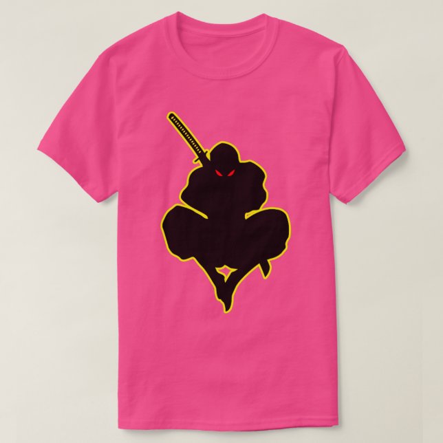 Camiseta Sombra guerrera de Ninja (Diseño del anverso)