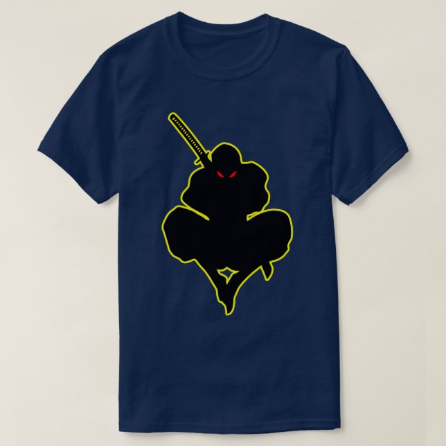 Camiseta Sombra guerrera de Ninja (Diseño del anverso)