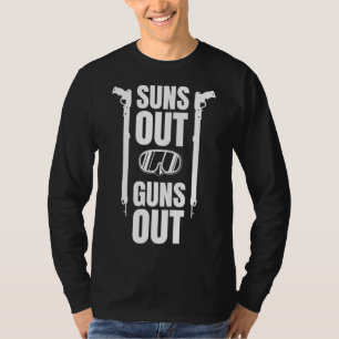 Camiseta Sombra las armas de la pesca de punta Imprimir lan