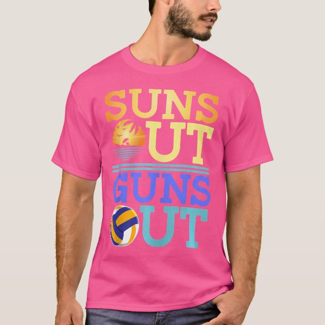 Camiseta Sombra las armas del voleibol de playa (Anverso)