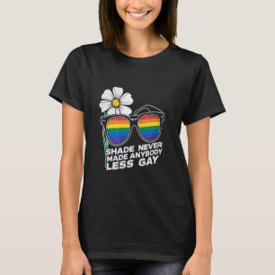 Camiseta Sombra nunca hace a nadie menos orgullo gay Arcoir
