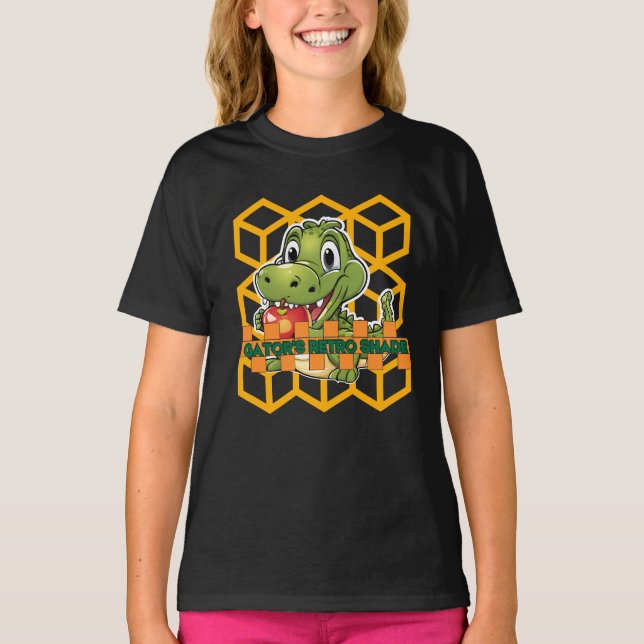 Camiseta Sombra retro de Gator (Anverso)